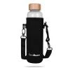 GymBeam Skleněná láhev Bamboo 600 ml GymBeam Skleněná láhev Bamboo 600 ml