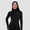 GymBeam Women‘s Pulse 1/2 Zip Running Sweatshirt Black GymBeam Women‘s Pulse 1/2 Zip Running Sweatshirt Black