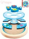 Hape DŘEVO Baby puzzle kruhové moře skládačka v rámečku pro miminko