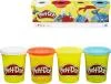 Hasbro PLAY-DOH Modelína sada 4 kelímky 448g dinosauři