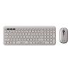 Havit KB254GCM bezdrátový set 2 v 1 klávesnice + myš (šedá)