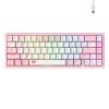 Havit Mechanická herní klávesnice KB874L RGB (růžová a bílá)
