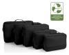 Heys Ecotex Packing Cube 5 Pc Set Black Onyx Heys Ecotex Packing Cube 5 Pc Set Black Onyx