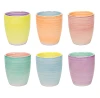 HIT Hrnky na kávu cappuccino sada 6 ks 350 ml PASTEL HIT Hrnky na kávu cappuccino sada 6 ks 350 ml PASTEL