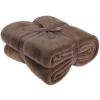 Homestyling Deka fleece 180 x 230 cm ESSENTIALS hnědá