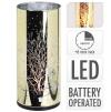 Homestyling LED dekorativní skleněný válec 7x15 cm