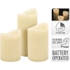 Homestyling LED svíčka sada 3 ks slonová kost Homestyling LED svíčka sada 3 ks slonová kost