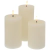 Homestyling LED svíčka sada 3 ks slonová kost Homestyling LED svíčka sada 3 ks slonová kost