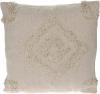 Homestyling Polštář dekorační bavlna 45 x 45 cm béžová