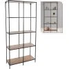 Homestyling Regál s policemi 170x78 cm Homestyling Regál s policemi 170x78 cm