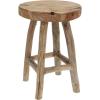 Homestyling Stolička dřevěná 42 cm teak Homestyling Stolička dřevěná 42 cm teak