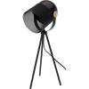 Homestyling Stolní lampa kovová černá