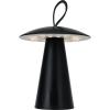 Homestyling Stolní LED lampa nabíjecí černá