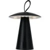 Homestyling Stolní LED lampa nabíjecí černá