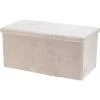 Homestyling Taburet s úložným prostorem VELVET 76x38x38 cm Homestyling Taburet s úložným prostorem VELVET 76x38x38 cm
