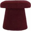 Homestyling Taburet ve tvaru houby 43 cm burgundy Homestyling Taburet ve tvaru houby 43 cm burgundy