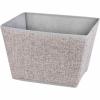 Homestyling Úložný box 39x30x24 cm textil šedý