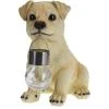 Homestyling Zahradní dekorace pes se solární lampou Labrador 24 cm Homestyling Zahradní dekorace pes se solární lampou Labrador 24 cm