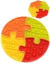 Hra Pop It puzzle antistresové 4 dílky skládačka Bubble Pops 2 druhy