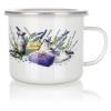 BANQUET Hrnek smalt. pr.12cm 0,9l LAVENDER + PH víko