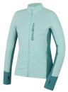 Husky Tame zip L turquoise dámská mikina se zipem