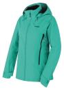 Husky Nakron L turquoise dámská outdoor bunda + šátek Kilpi