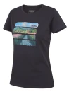 Husky Tee Flo L dark grey dámské bavlněné triko
