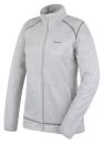 Husky Alan L light grey dámský fleecový svetr na zip