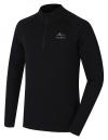 Husky Merow zip M black pánské merino triko Husky Merow zip M black pánské merino triko