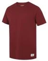 Husky Tee Base M dark bordo pánské bavlněné triko