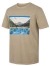 Husky Tee Lake M beige pánské bavlněné triko Husky Tee Lake M beige pánské bavlněné triko