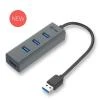 i-Tec USB 3.0 Metal pasivní 4 portový HUB bez napájecího adaptéru