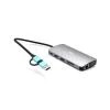 i-Tec USB 3.0 USB-C/Thunderbolt 3x Display Metal Nano Dock with LAN + Power Delivery 100 W