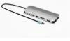 i-Tec USB-C Metal Nano 3x Display Dock, 2x HDMI 1x USB-C video, PD 140W + i-tec Universal Charger 140 W