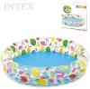 Intex Bazén dětský nafukovací kulatý průhledný 122x25cm potisk léto 59421