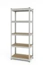IQ models Bezšroubový regál 180x60x40 - pozinkovaný - 5 polic IQ models Bezšroubový regál 180x60x40 - pozinkovaný - 5 polic