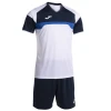 Joma Danubio III pánské triko a šortky bílá-navy Joma Danubio III pánské triko a šortky bílá-navy