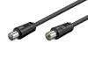 Kabel anténní 75 Ohm, IEC, M-F, 15m Kabel anténní 75 Ohm, IEC, M-F, 15m