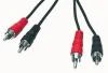 Kabel propojovací 2x cinch(M) - 2x cinch(M), 10m