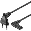 Kabel síťový 230V k magnetofonu se zahnutými konektory 2m Kabel síťový 230V k magnetofonu se zahnutými konektory 2m