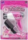 Kadeřnický dětský herní set fén s hřebínkem na baterie 2 barvy Kadeřnický dětský herní set fén s hřebínkem na baterie 2 barvy