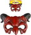 KARNEVAL Maska čerta škraboška (karnevalový doplněk)