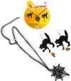 KARNEVAL Šperky Halloween set 3ks (karnevalový doplněk)
