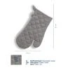 Kela Chňapka rukavice do trouby Puro 55%bavlna/45%len šedá 31,0x18,0cm