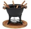 Kela Fondue set COUNTRY 11-dílný litina / dřevo Kela Fondue set COUNTRY 11-dílný litina / dřevo