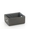 Kela Koš RIMOSSA 31x23x14cm, plast šedý, kovový úchyt