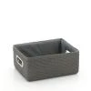 Kela Koš RIMOSSA 31x23x14cm, plast šedý, kovový úchyt