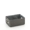 Kela Koš RIMOSSA 28x20x12cm, plast šedý, kovový úchyt (VÝPRODEJ)