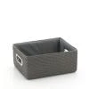 Kela Koš RIMOSSA 31x23x14cm, plast šedý, kovový úchyt (VÝPRODEJ)