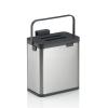 Kela Odpadkový koš na bio odpad Plata nerez matná stříbrná 20,5x13,0x21,0cm 2,1l